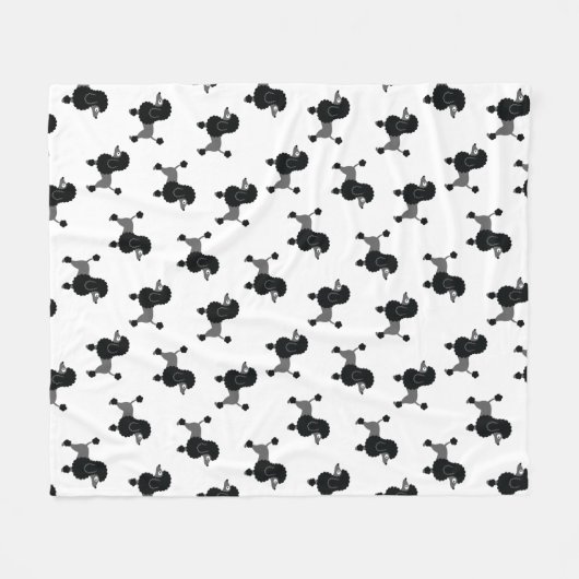 Poodle Fleece Blanket (Voorkant (Horizontaal))