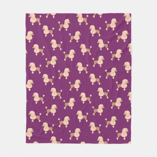 Poodle Fleece Blanket Deken (Voorkant)