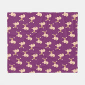 Poodle Fleece Blanket Deken (Voorkant (Horizontaal))