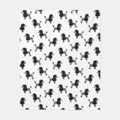 Poodle Fleece Blanket Deken (Voorkant)