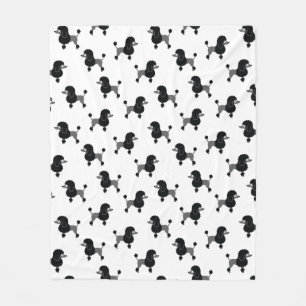 Poodle Fleece Blanket Deken