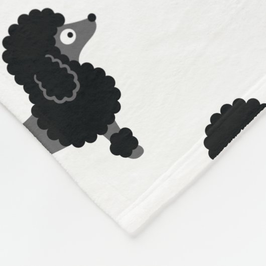 Poodle Fleece Blanket Deken (Hoek)