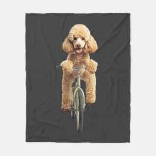 Poodle  fleece deken