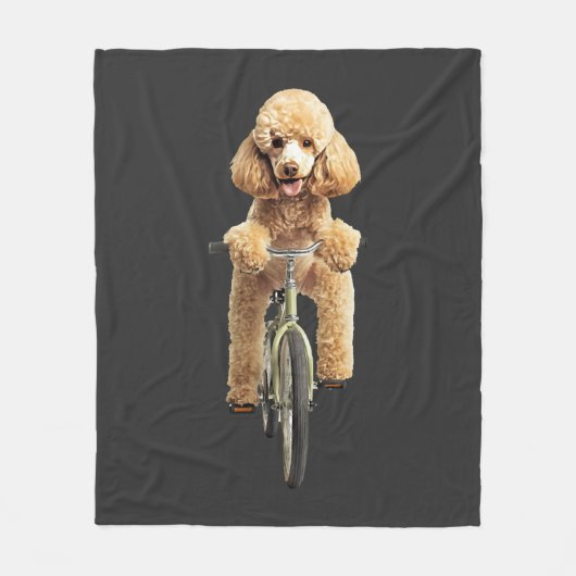 Poodle fleece deken (Voorkant)