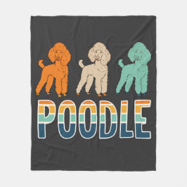 Poodle Fleece Deken