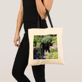 Poodle Garden Canvas tas (Voorkant (product))