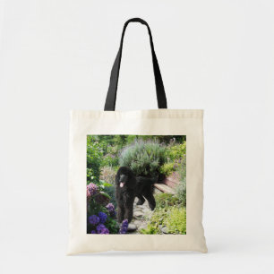 Poodle Garden Canvas tas