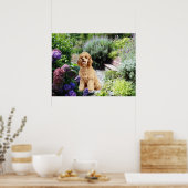 Poodle Garden Print (Keuken)