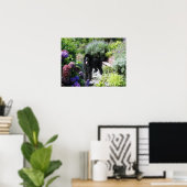 Poodle Garden Print (Thuiskantoor)