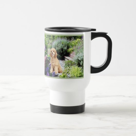 Poodle Garden Travel Mug Reisbeker (Rechts)