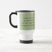 Poodle Garden Travel Mug Reisbeker (Links)