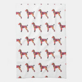 Poodle Geo Silhouette Multi Theedoek (Verticaal)