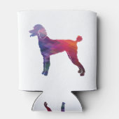 Poodle Geo Silhouette Paars Blikjeskoeler (Achterkant)