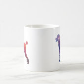 Poodle Geo Silhouette Paars Koffiemok (Center)