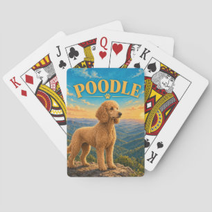 Poodle, Geometrisch Mozaïek Pokerkaarten