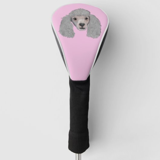 Poodle Golfheadcover (Voorkant)