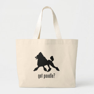 Poodle Grote Tote Bag