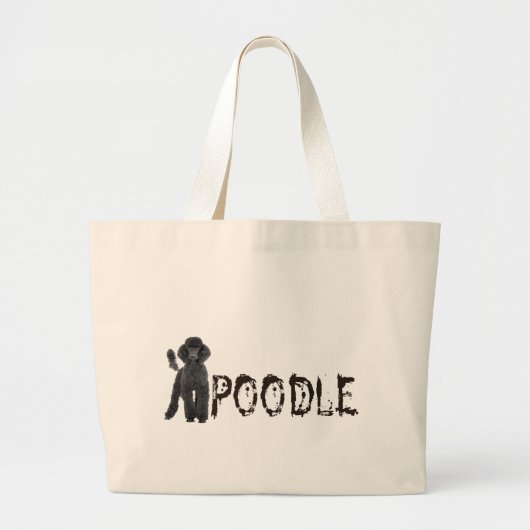 Poodle Grote Tote Bag (Voorkant)