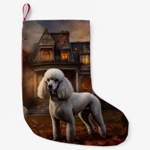 Poodle Halloween Griezelen Kleine Kerstsok