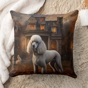 Poodle Halloween Griezelen Kussen