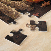 Poodle Halloween Griezelen Legpuzzel (Zijkant)