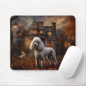 Poodle Halloween Griezelen Muismat (Met muis)