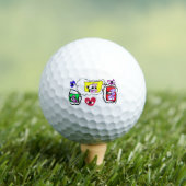 Poodle hart golfballen (Insitu Shirt)