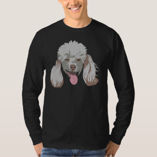 Poodle Head Dierenvriend Keeper Huisdier Eigenaar  T-shirt