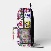 Poodle heart  bedrukte rugzak (Rechts)