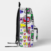 Poodle heart  bedrukte rugzak (Links)