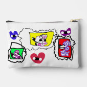 Poodle heart  etui (Achterkant)