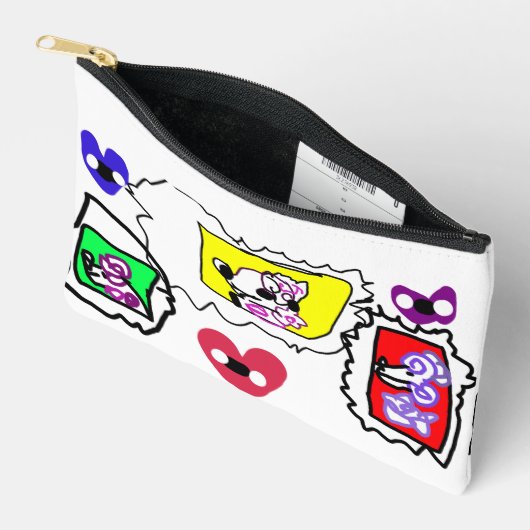 Poodle heart  etui (Open)