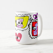 Poodle heart  koffiemok (Voorkant rechts)