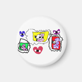 Poodle heart  magneet