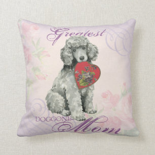 Poodle Heart Mam Kussen