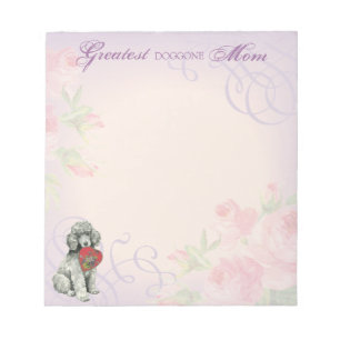 Poodle Heart Mam Notitieblok