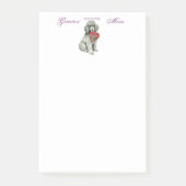 Poodle Heart Mam Post-it® Notes (Voorkant)