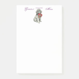 Poodle Heart Mam Post-it® Notes