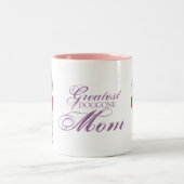 Poodle Heart Mam Tweekleurige Koffiemok (Center)