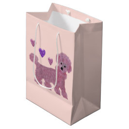 Poodle Hearts Medium Cadeauzakje