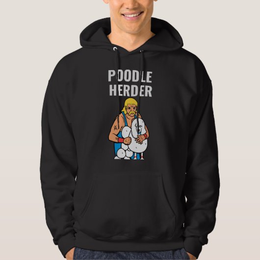Poodle Herder Hoodie (Voorkant)