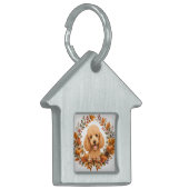 Poodle Herfstkrans Huisdieren Naamplaatje (Voorkant Links)