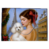 Poodle Holiday  Groot Cadeauzakje (Achterkant)
