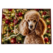 Poodle Holiday Groot Cadeauzakje (Voorkant)