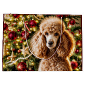 Poodle Holiday Groot Cadeauzakje (Achterkant)