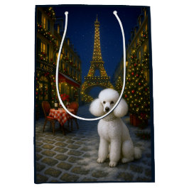 Poodle Holiday  Medium Cadeauzakje