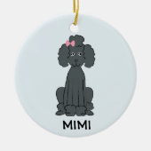 Poodle Holiday PHOTO Ornament (Voorkant)