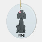 Poodle Holiday PHOTO Ornament (Links)
