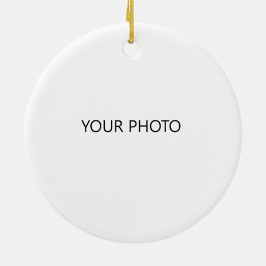 Poodle Holiday PHOTO Ornament (Achterkant)