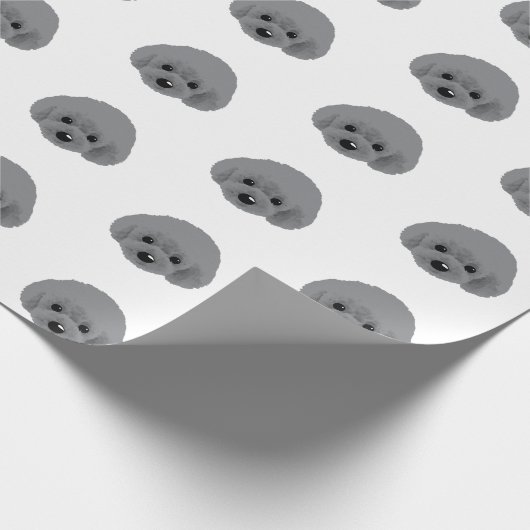 Poodle-hond Cadeaupapier (Hoek)